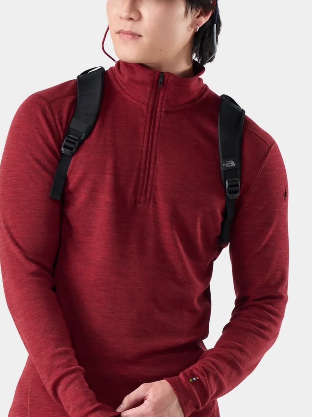 Smartwool Men's Half-Zip Performance Pullover - Maroon
